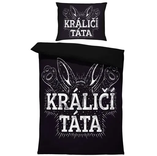 Povlečení Králičí táta 2 (Rozměr : 1x150/200 + 1x60/50)
