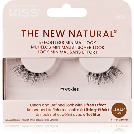 KISS The New Natural Effortless Minimal Look umělé řasy Freckles 2 ks