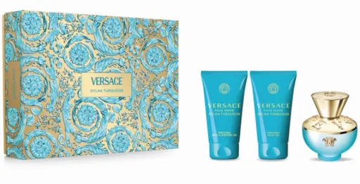 Versace Dylan Turquoise - EDT 50 ml + parfémovaný tělový gel 50 ml + sprchový gel 50 ml
