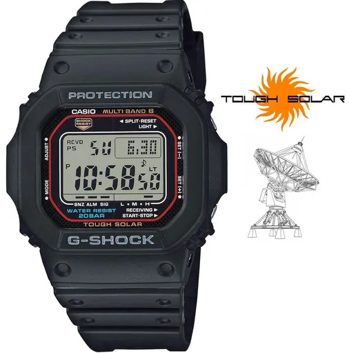 Casio G-Shock Original Solar Rádiově řízené GW-M5610U-1ER (660)