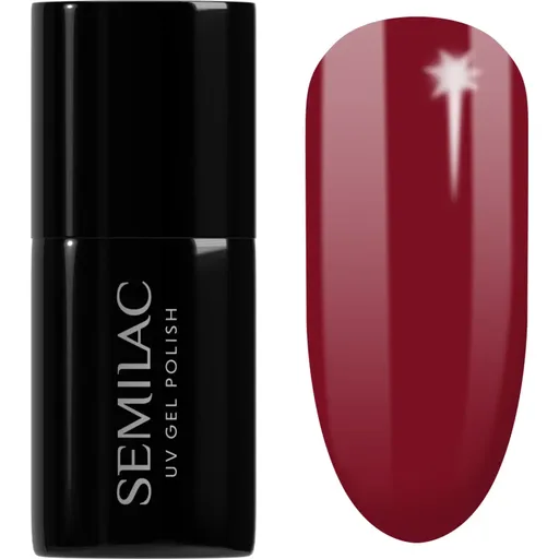 Semilac UV Hybrid Winter Collection gelový lak na nehty s použitím UV/LED lampy odstín 592 Jelly Cherry 7 ml