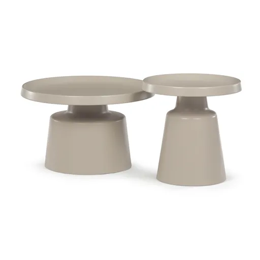 Sada konferenčních stolků F4114 CSM, béžová, 2 ks