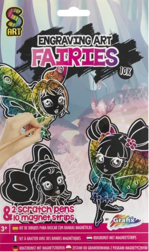 Grafix Škrabací obrázky s magnetky - mix 2 motivů