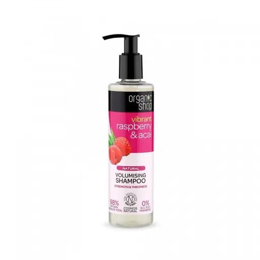 Organic Shop Objemový šampon Vibrant Raspberry & Acai (Volumising Shampoo) 280 ml