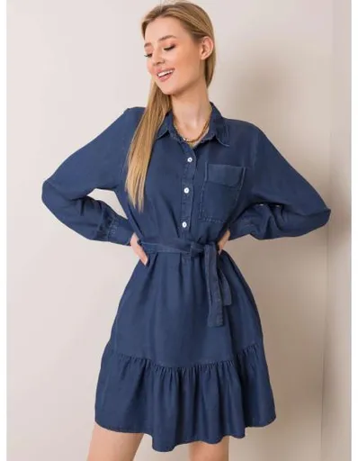 Dámské šaty BRIANNA tmavě modré