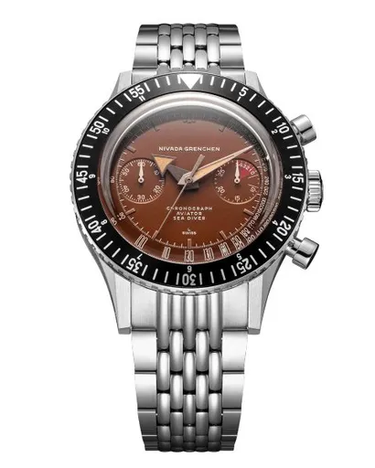 Nivada Grenchen Chronomaster Tropical 41mm - Beads of Rice