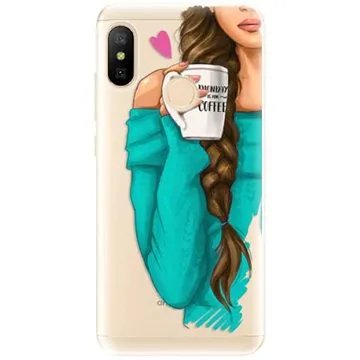 iSaprio My Coffe and Brunette Girl pro Xiaomi Mi A2 Lite (coffbru-TPU2-MiA2L)