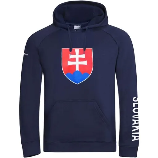 PROGRESS SK HOODY MAN Pánská mikina pro fanoušky, tmavě modrá, velikost