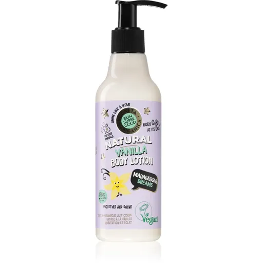 Organic Shop Skin Super Good rozjasňující a hydratační mléko s vanilkou 250 ml