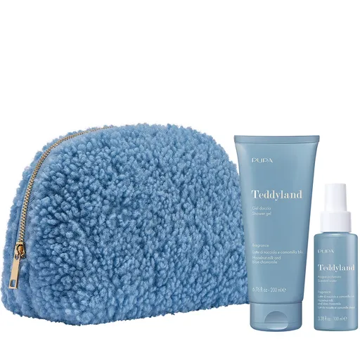 PUPA Milano Dárková sada Hazelnut Milk and Blue Chamomile Teddyland