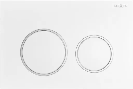 MEXEN Fenix 07 XS splachovací tlačítko, bílá mat 600720