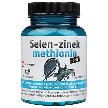 Galmed Selen-Zinek-Methionin forte 50+10 kapslí (8594058237584)