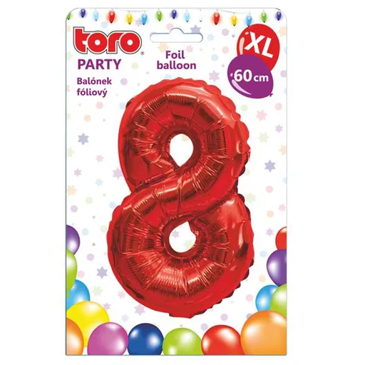 Balónek fóliový TORO XL číslice