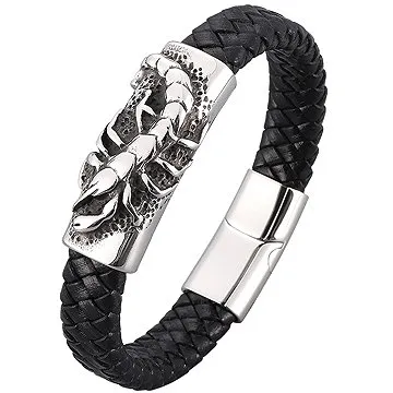 Kožený náramek 18,5  cm- Scorpion (15565)