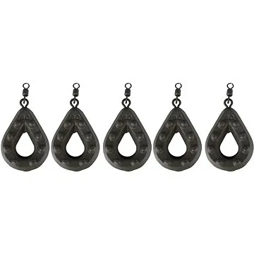 Suretti Olovo Tear s očkem a obratlíkem 60g Barvené 5ks (4891223214581)