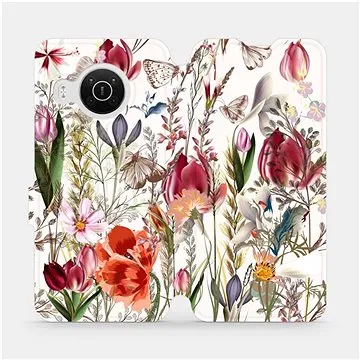 Flip pouzdro na mobil Nokia X10 - MP01S Rozkvetlá louka (5903516755639)