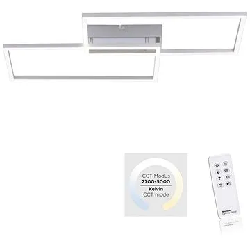 Leuchten Direkt 14140-55 - LED Stmívatelné stropní svítidlo IVEN 2xLED/13,5W/230V + dálKové ovládání (116422)
