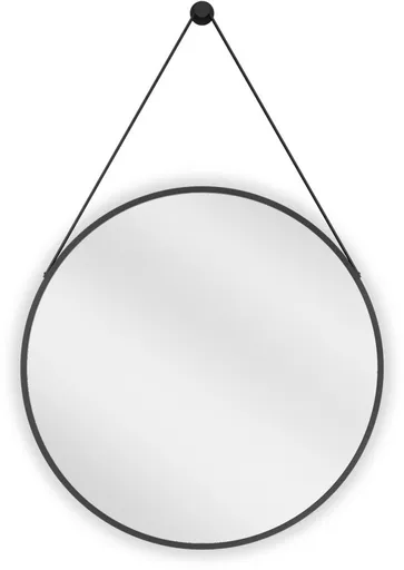 MEXEN String zrcadlo 60, černý rám 9854-060-060-000-70