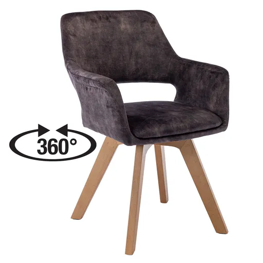 Jídelní židle LAMILA antracit