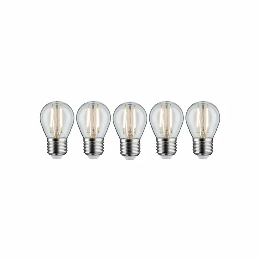 PAULMANN Filament set LED kapka E27 230V 5x2,6W 2700K čirá