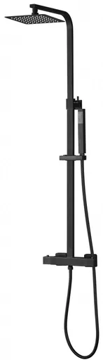 OLSEN SPA Termostatický nástěnný set PONTOS 250 BLACK BAPG22092B