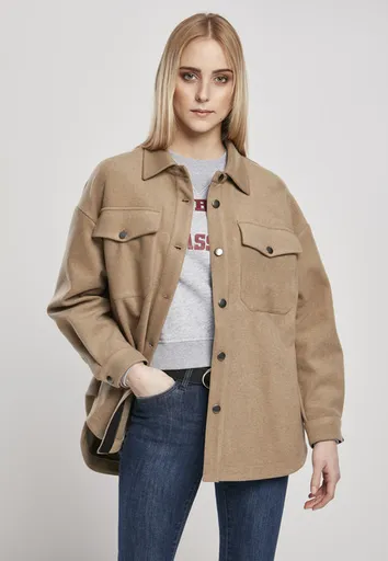 Urban Classics Ladies Classic Overshirt lightground - XXL