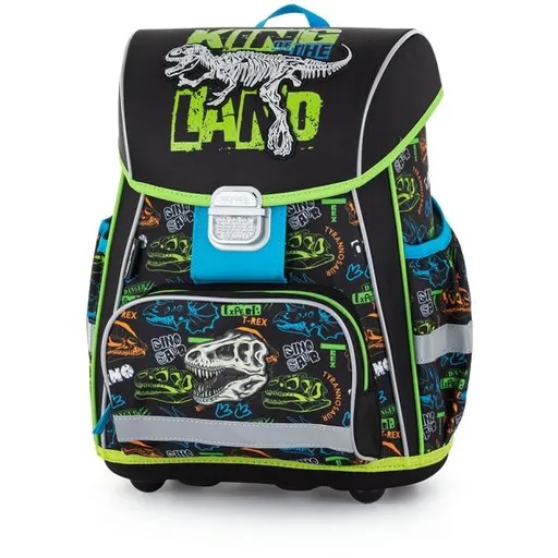Oxybag DINOSAURUS Školní aktovka, černá, velikost