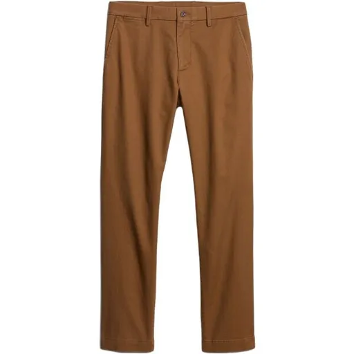 GAP V-ESSENTIAL Pánské kalhoty, hnědá, velikost