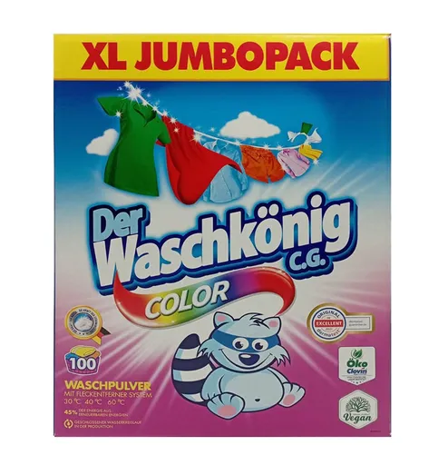 Der Waschkönig Color Prací prášek 6 kg 100 dávek