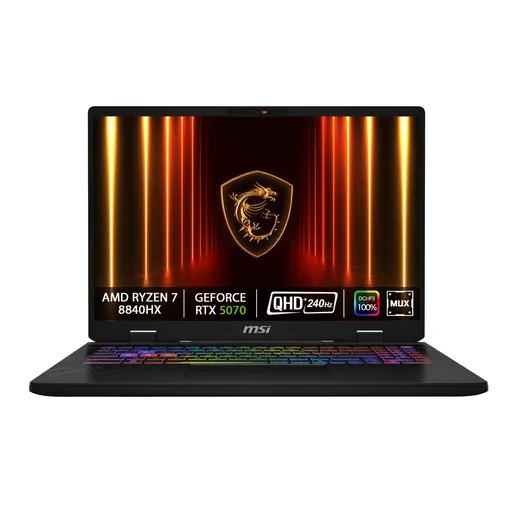 MSI Crosshair A16 HX D8WGKG-021CZ/Ryzen 7 8840HX/32GB/1TB/RTX 5070, 8GB/16" QHD+240Hz/Win11 Home