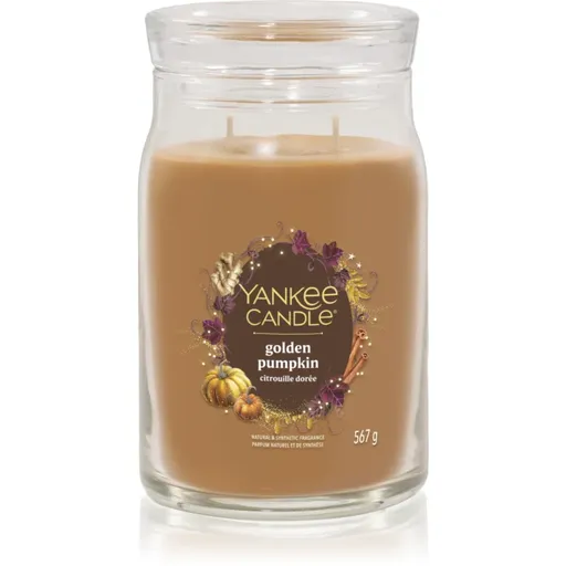 Yankee Candle Golden Pumpkin vonná svíčka Signature 567 g