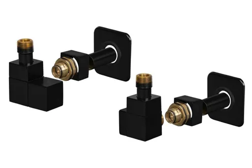 HOPA EDGE-SET, rohový hranatý ventil (Z2) Barva Černá , Varianta Levá RDEDGESETLB