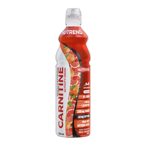 Drink Nutrend Carnitine Activity Drink 750 ml s kofeinem červený pomeranč