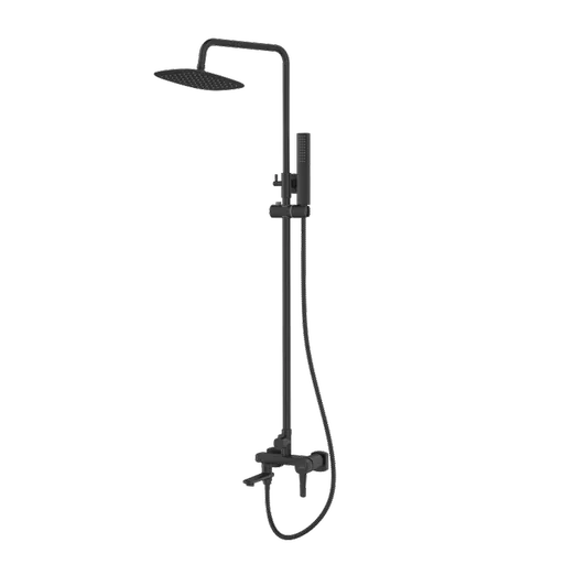 INVENA Sprchový sloup GLAMOUR TREND s baterií, černá AU-05-B04-V