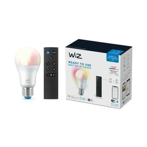 WiZ SET 1x LED žárovka E27 A60 8W (60W) 806lm 2200-6500K RGB IP20, stmívatelná + ovladač v1