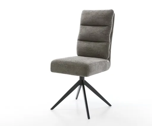 Jídelní židle Pela-Flex bouclé měkký tmavě béžová křížová