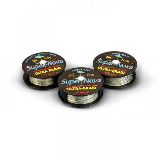 Kryston Pletená šňůrka Super Nova 20m - 15lb,Kryston Pletená šňůrka Super Nova 20m - 15lb