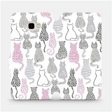 Flipové pouzdro na mobil Samsung Galaxy J4 Plus 2018 - MX01S Kočičí zádíčka (5903516002689)