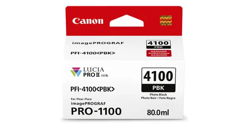 Canon PFI-4100 6777C001 foto černá (photo black) originální cartridge