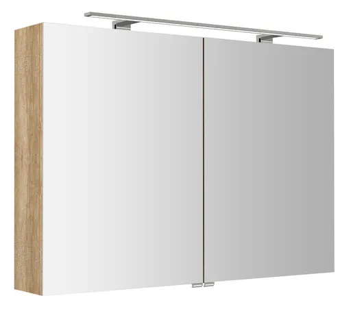 SAPHO RIWA galerka s LED osvětlením, 101x70x17cm, dub alabama RIW100-0022