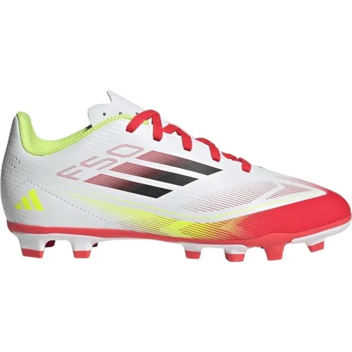 adidas F50 CLUB FG/MG J Dětské kopačky, bílá, velikost