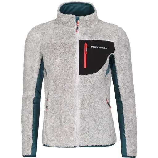 PROGRESS CALORA Dámská hřejivá mikina, šedá, velikost