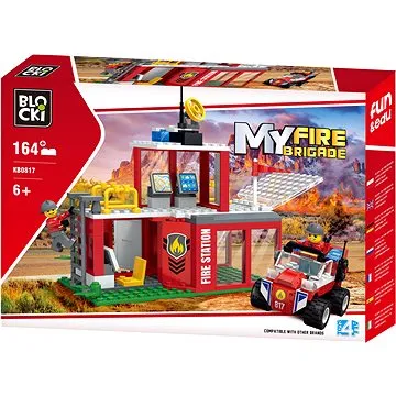 Blocki MyFireBrigade Fire-station  (KB0817)
