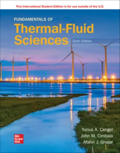 Fundamentals of Thermal-Fluid Sciences ISE - Afshin Ghajar, Yunus Cengel, John Cimbala