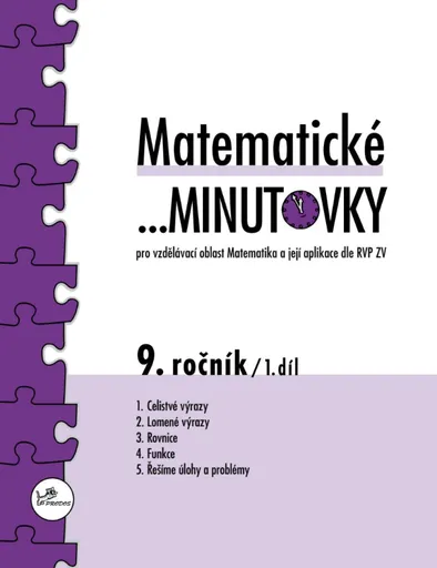 Matematické minutovky pro 9. ročník/ 1. díl - Miroslav Hricz