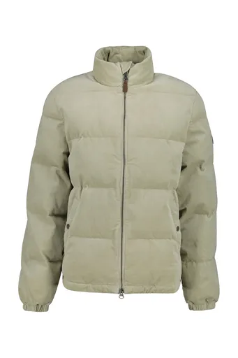 BUNDA GANT CORD PUFFER JACKET GREIGE