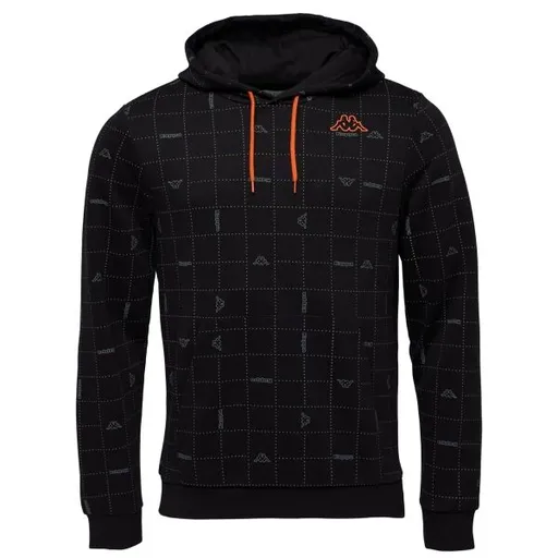 Kappa LOGO IVABE Pánská mikina, černá, velikost