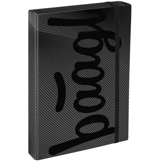 BAAGL JUMBO DARKNESS Desky na školní sešity A4, tmavě šedá, velikost