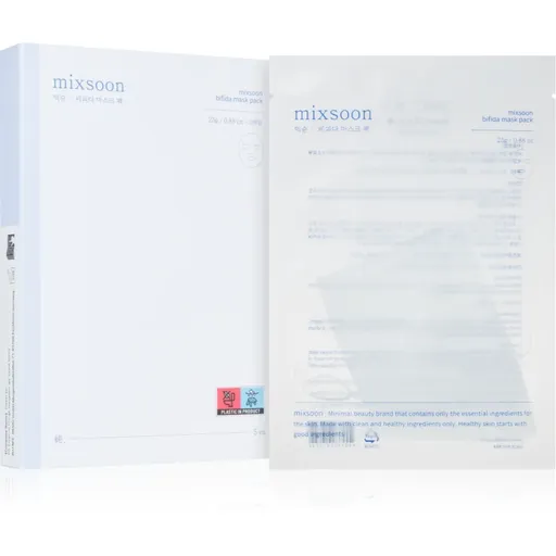 mixsoon Bifida hydratační plátýnková maska s probiotiky 5x25 g