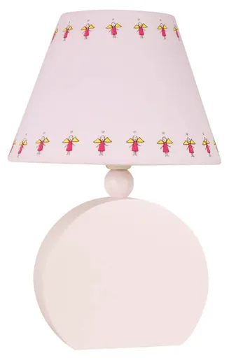 Stolní lampa Ofélia 1x40W E14 růžová